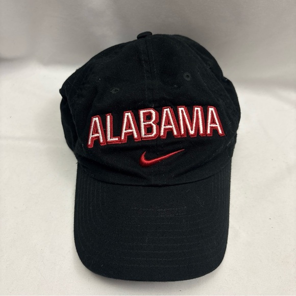Nike Other - Nike Alabama Crimson Tide Heritage86 Black Adjustable Hat Cap SEC